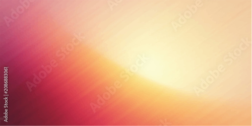 Canvastavla Abstract Orange Background Vector Illustration with Sunlight Waves, Bright Yello