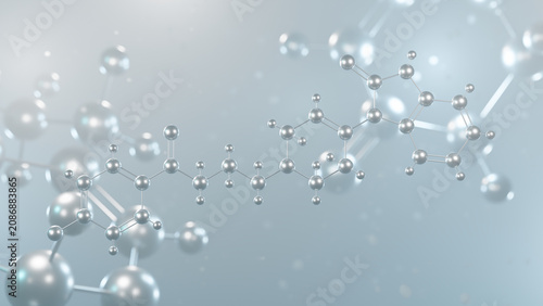Konstfotografi droperidol molecular structure, 3d model molecule, antidopaminergic structural c