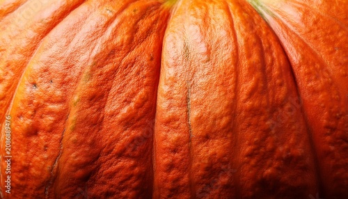 Naturlal Backdrop Close Up Of Ripe Pumpkin Skin Texture