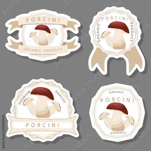Sweet juicy tasty natural eco product mushroom
