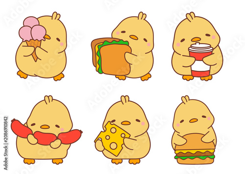set of chicken