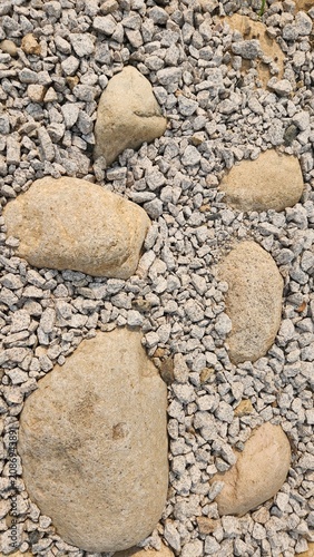 granite decorative gravel, landscape gravel, stones, rocks, nature, smooth-shaped rocks