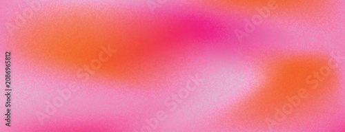 Colorful blur sunset gradient. Background with gradient smooth blend. Soft wavy trendy aura mesh with texture. Pink and red colors