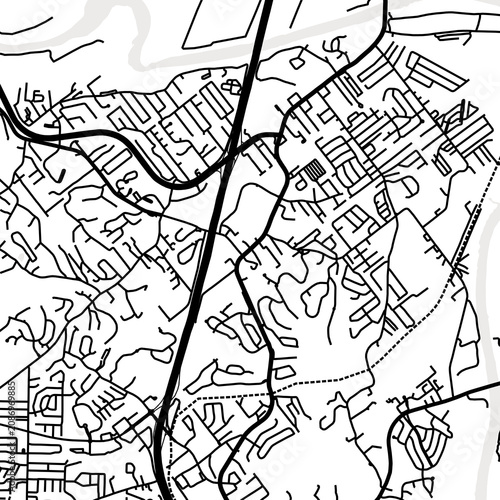 Photos Symbol Map of the City Arnold (Missouri, USA) showing the city center with a sim