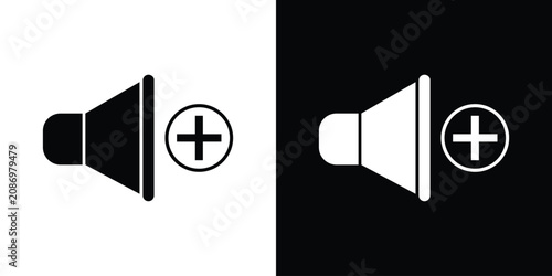 Obraz na płótnie Decrease volume icon set