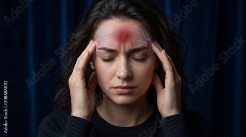 Woman with Severe Headache