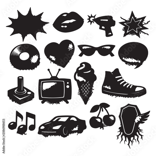 set of halloween icons