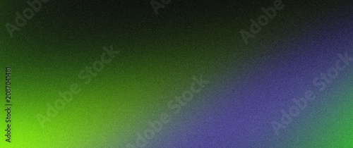 фотографія Abstract grainy gradient background with vibrant green and purple light