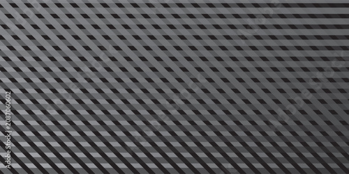 Canvas Print Black and white gingham background pattern without a fuzzy effect