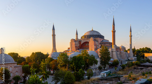 Valuable photographs from the period when Hagia Sophia was a church.
