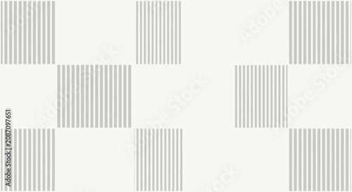 Minimalist Grey Vertical Stripes Seamless Pattern on Light Background