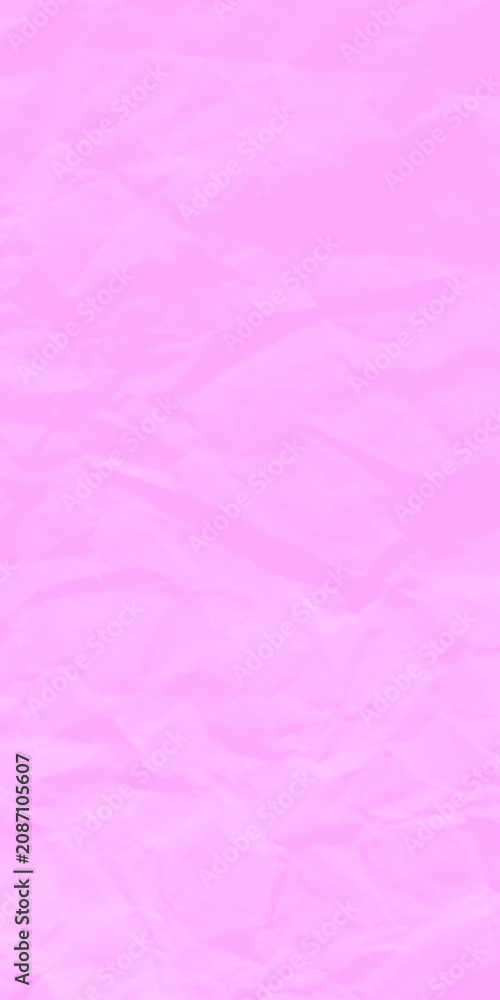 Fototapeta premium Soft pink crinkled paper background texture