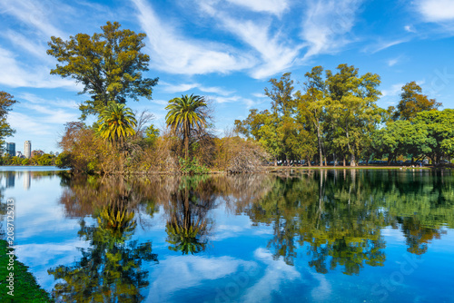 Autumn in Palermo Park, Buenos Aires, Argentina