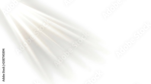 Blurry abstract light streaks on white.