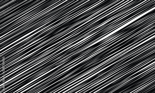 Foto Abstract optical illusion with dynamic black white diagonal lines forming rhythm