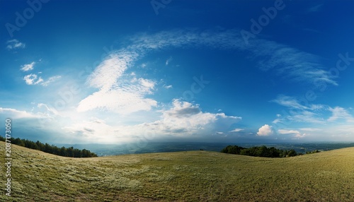Wide Angle Nature Sky Background