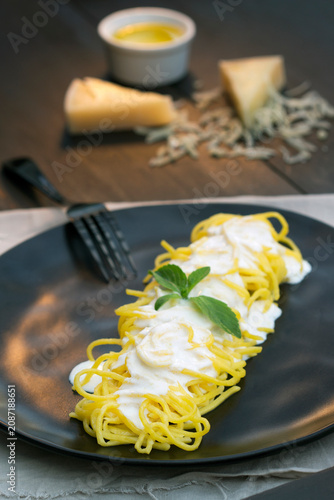 Foto Pasta Side Dish with Creamy Gratin Sauce