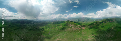 panoramic view of the mountains