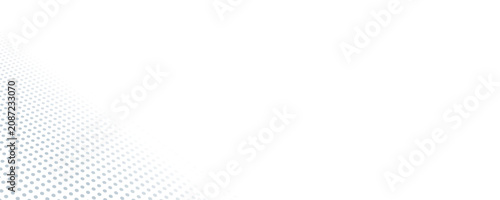 Abstract white and gray halftone dot pattern background