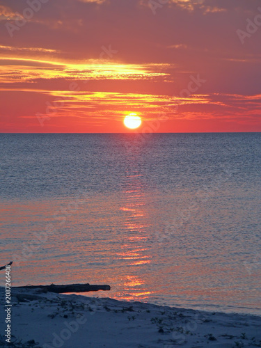 Gulf Islands National Seashore Sunset in Mississippi