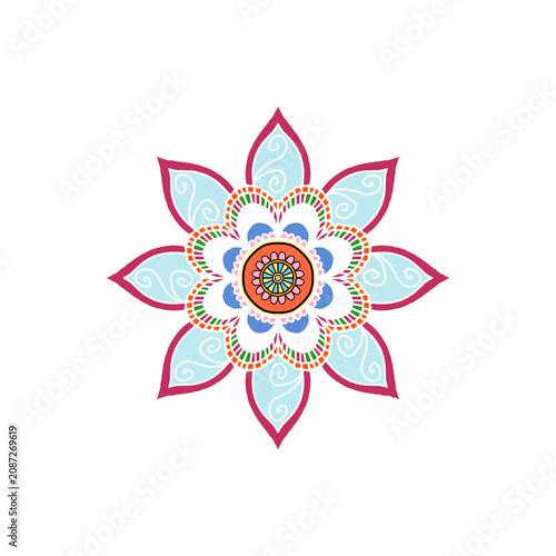abstract flower vector illustration