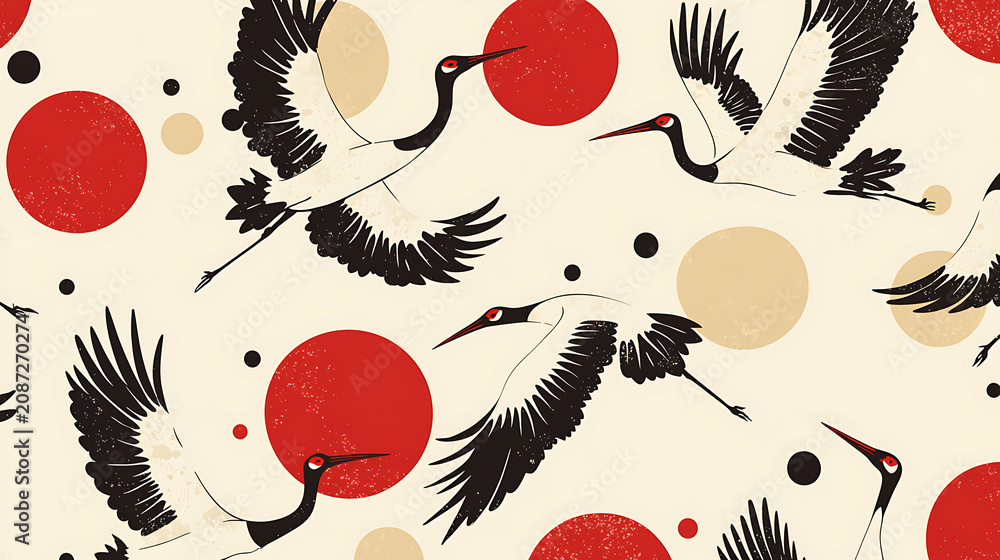 Obraz premium The birds are flying in different directions