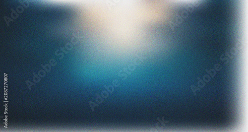 Canvastavla Mysterious dark blue abstract light with a subtle glow and grainy texture for di