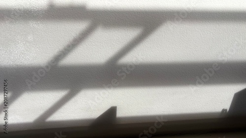 Photos Shadow from widow light in the afternoon on the white wall , background image