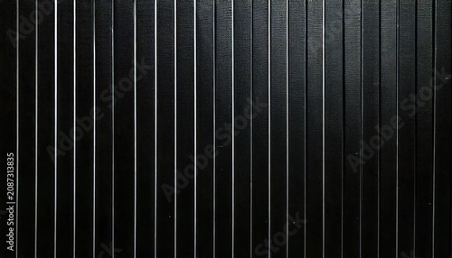 Clean Black Background with Thin White Stripes - Minimalist Geometric Design