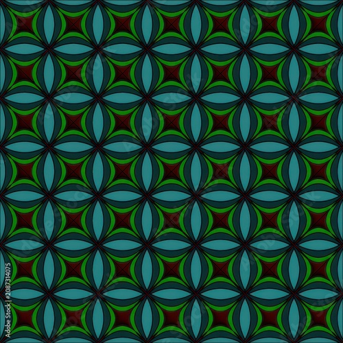 Abstract green and red pattern background