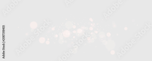Εκτύπωση καμβά Red glowing bokeh circles create a romantic atmosphere with soft light elements