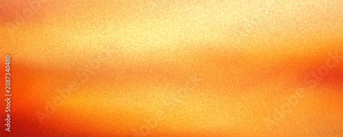 Grain sunset noise gradient background with mesh blend. Gritty vibrant blurred sunrise gradation effect backdrop. Orange and red summer and autumn tones abstract blur bg. Vector illustration