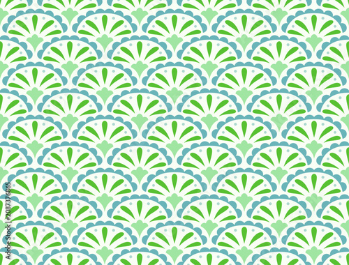 Stylized art deco geometric seamless pattern. Abstract ornamental vector texture.