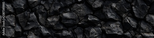 Organic seamless texture of black volcanic rock with a rich detailed surface and natural mineral variations ideal for high-end architectural textures and 3d environments.