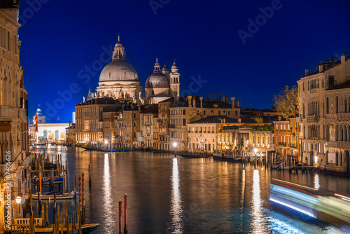 Schilderij op canvas Grand Canal from Rialto Bridge