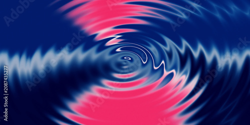 Abstract colorful swirl with dynamic wave distortion effect.