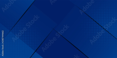 Photos Abstract blue background with glowing geometric lines