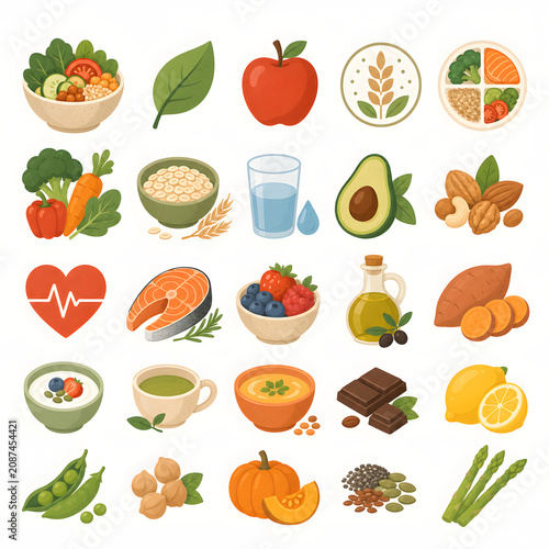 Balanced Nutrition Icons