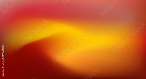 Foto Vibrant red and orange mesh gradient background with smooth heat waves and liquid transition for fiery energy concepts bold marketing materials corporate presentations and modern graphic arts
