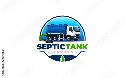 Illustration graphic vector of septic tank cleaning services logo design