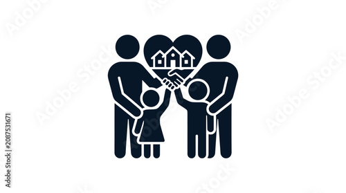 Photos Family holding hands in circle.