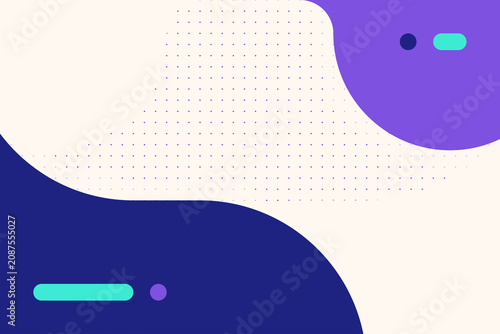 Dynamic Geometric Sports Event Background with Minimal Shapes