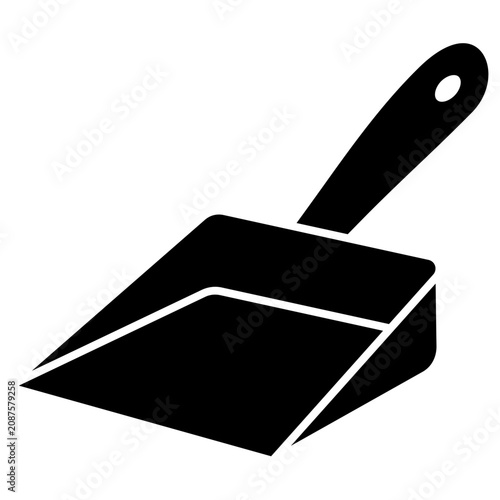 Dustpan Glyph Icon