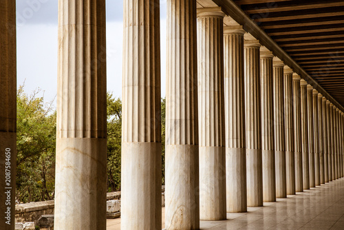 Fotografie columns of ancient Greece