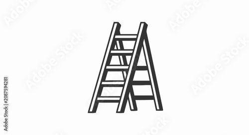 A frame ladder steps structure.