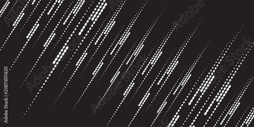Photos Halftone dot decay effect, Vector monochrome background.