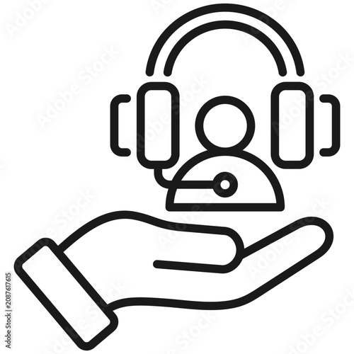 Foto Illustration elements of Support