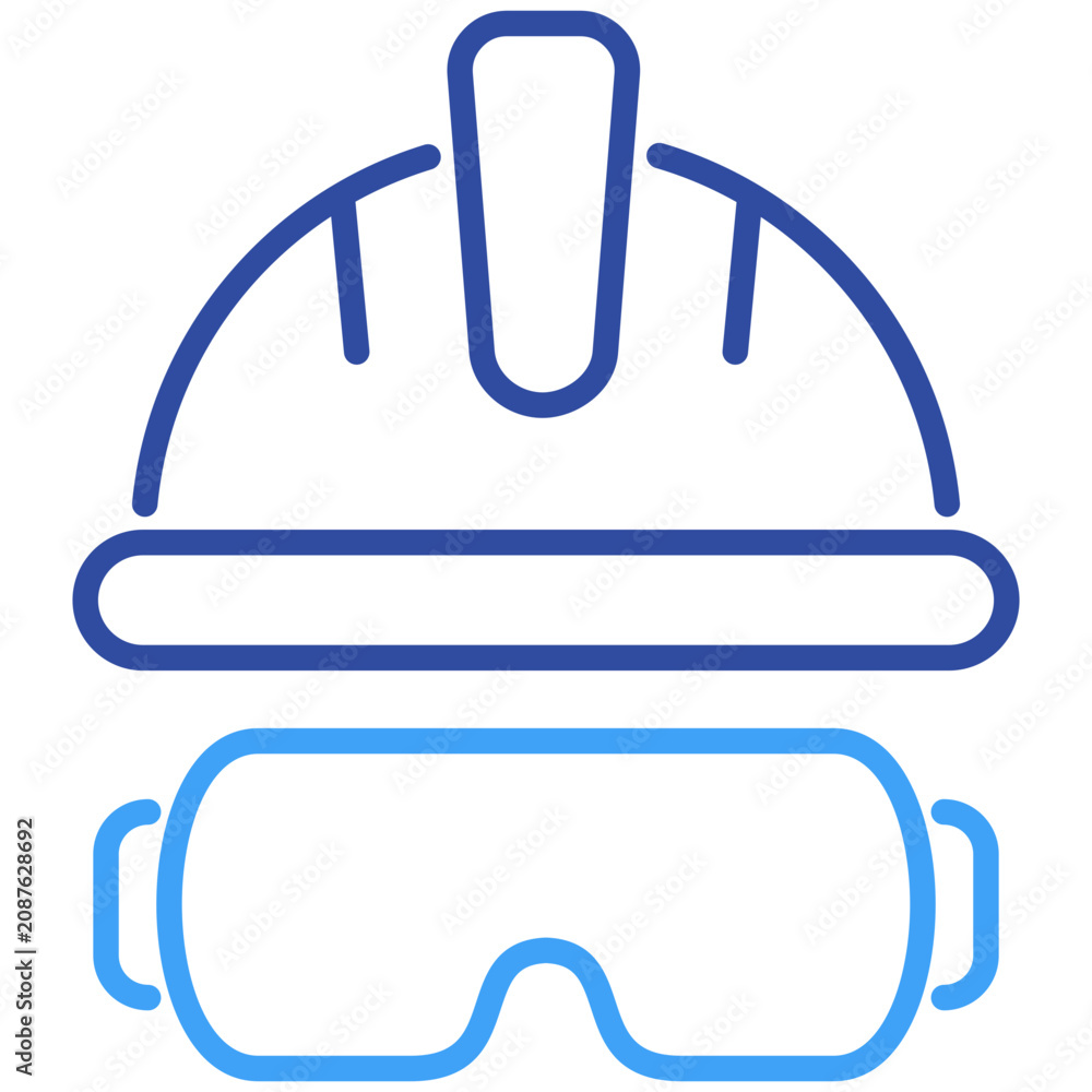 Obraz premium Illustration elements of Helmet