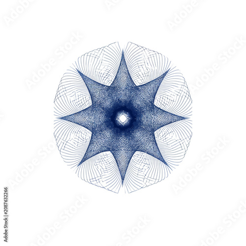 Geometric Line Ornament