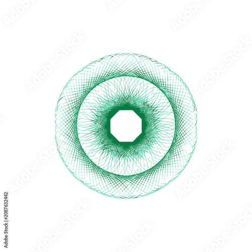 Radial Chord Geometry Badge